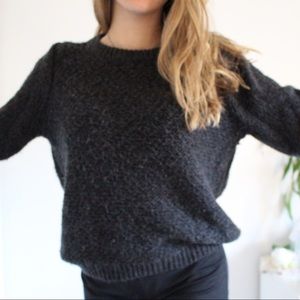 Dark Gray Knit Sweater